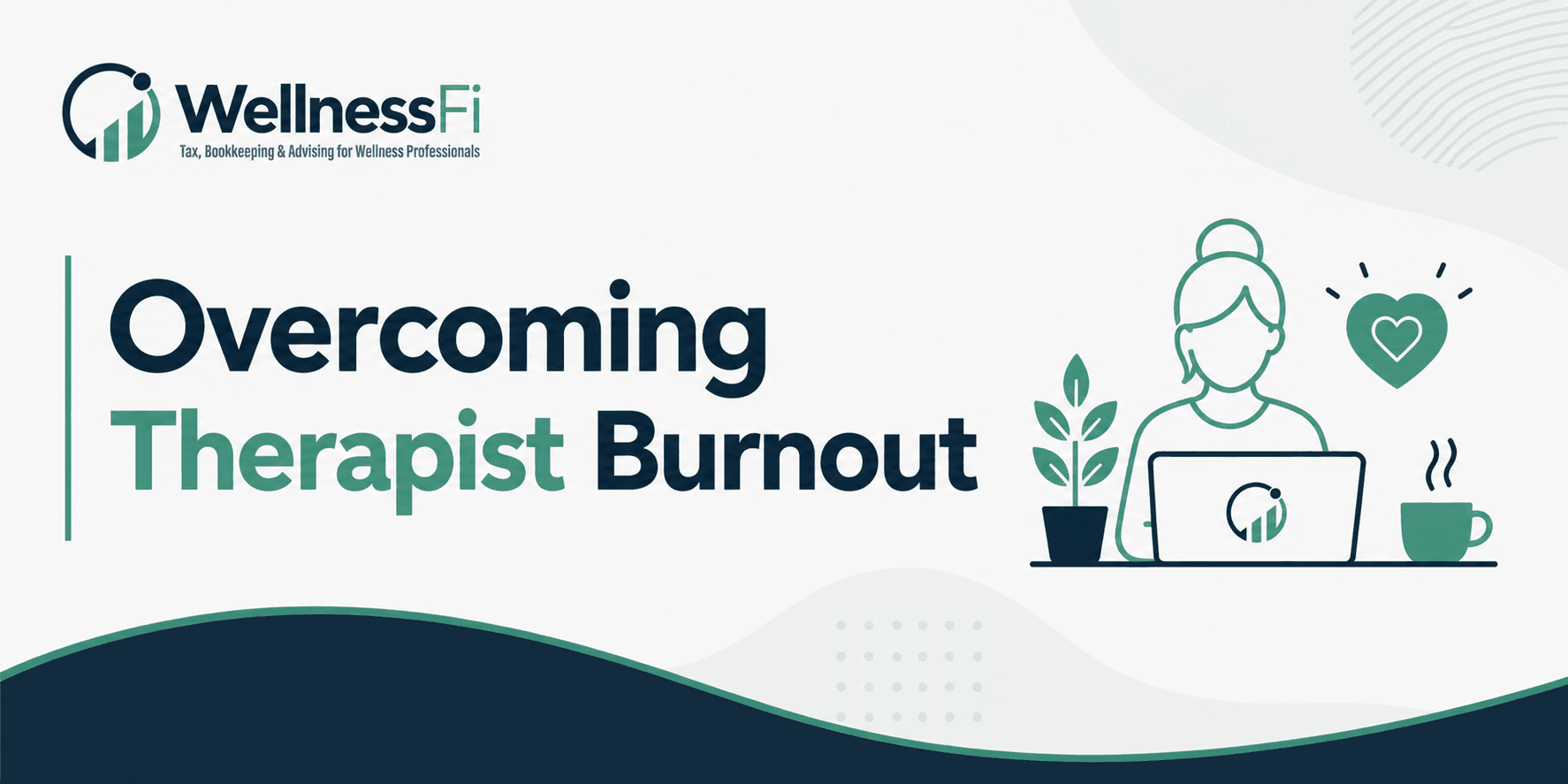 cover image for a blog about therapist burnout