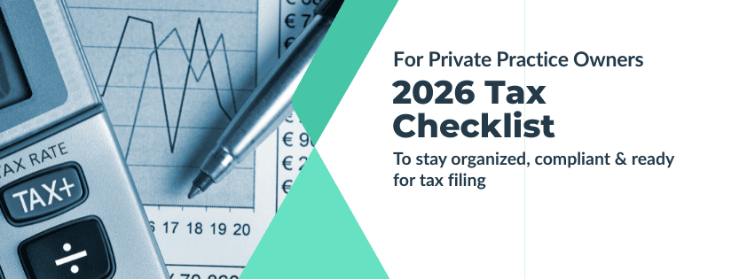 therapy-practice-year-end-tax-checklist blog post cover image