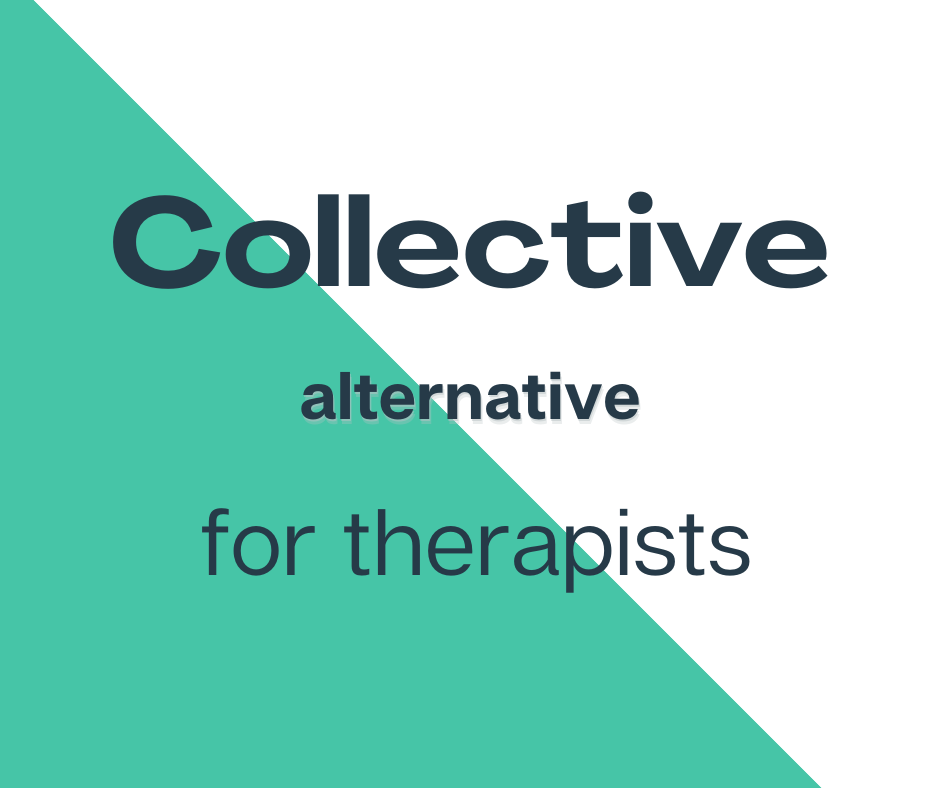 a blog post cover image about a comparison of collective vs wellness fi - both accounting services for therapists